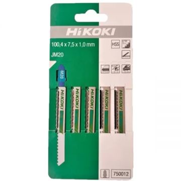 HiKOKI JM20 - Set panze fierastrau pendular tija cu un prag de prindere (T) 100.4 mm metal taiere dreapta fina 5 bucati