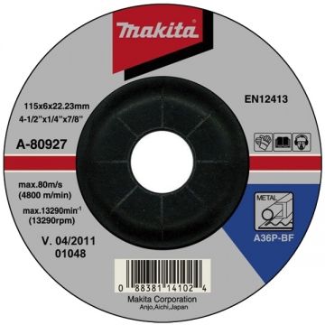 Makita A-80927 - Disc polizare metal 115x22.2x6 mm