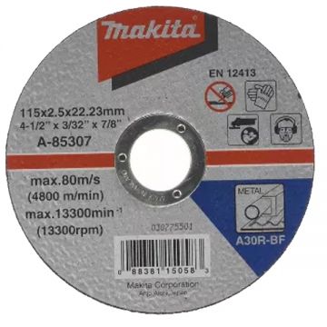 Makita A-85307 - Disc taiere metal 115x22.2x2.5 mm 1 buc