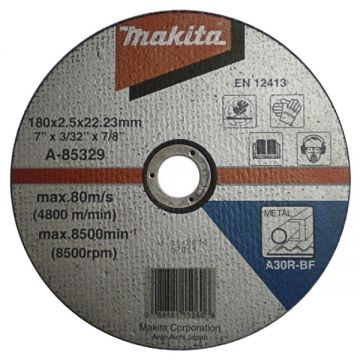 Makita A-85329 - Disc taiere metal 180x22.2x2.5 mm 1 buc