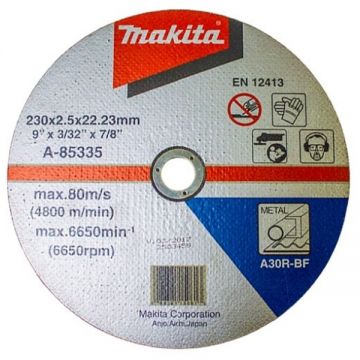 Makita A-85335 - Disc taiere metal 230x22.2x2.5 mm 1 buc