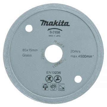 Makita B-21098 - Disc diamantat de taiere continuu 80x15x1.8 mm taiere umeda