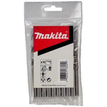 Makita D-06264 - Set burghie metal HSS 2.25 mm tija cilindrica 10 bucati