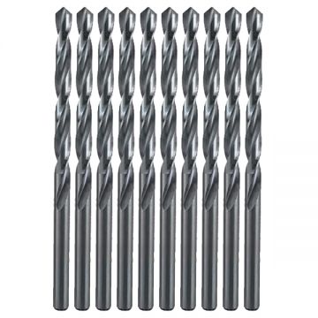 Makita D-06339 - Set burghie metal HSS 4 mm tija cilindrica 10 bucati