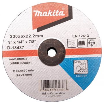 Makita D-18487 - Disc polizare metal 230x22.2x6 mm