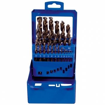 Makita P-61824 - Set burghie metal HSS-CO 1-13 mm tija cilindrica 25 bucati