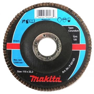 Makita P-65165 - Disc lamelar profil convex 115x22.2 mm granulatie 120