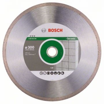 Bosch Best for Ceramic - Disc diamantat de taiere continuu 300x25.4x2.8 mm taiere umeda si uscata