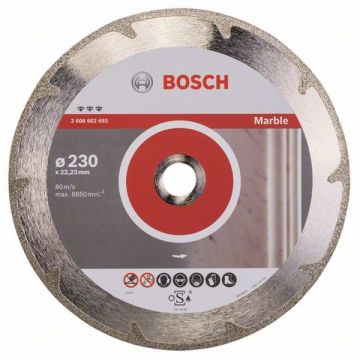 Bosch Best for Marble - Disc diamantat de taiere continuu 230x22.2x2.2 mm taiere uscata