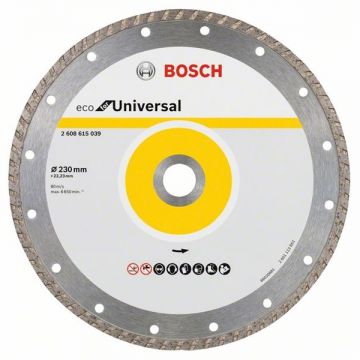 Bosch ECO for Universal - Disc diamantat de taiere continuu 230x22.2x3 mm taiere uscata