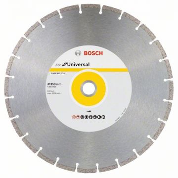 Bosch ECO for Universal - Disc diamantat de taiere segmentat 350x25.4x3.2 mm taiere uscata