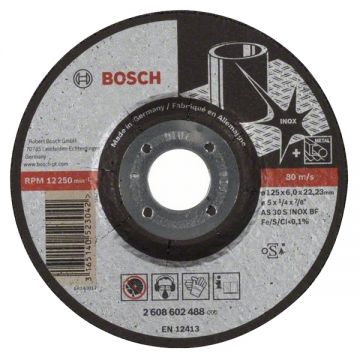 Bosch Expert for Inox - Disc polizare inox 125x22.2x6 mm