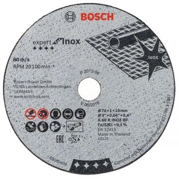 Bosch Expert for Inox - Disc taiere 76x10x1 mm 5 bucati