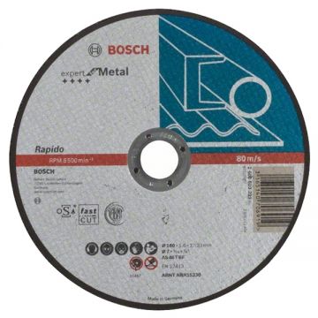 Bosch  Expert for Metal - Rapido - Disc taiere metal 180x22.2x1.6 mm 1 buc