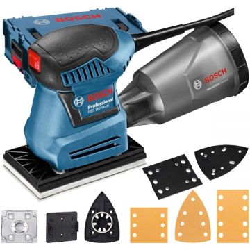 Bosch GSS 160 Multi - Slefuitor delta 180 W 150 mm valiza speciala accesorii