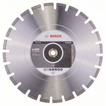 Bosch Standard for Asphalt - Disc diamantat de taiere segmentat 400x25.4/20x3.6 mm taiere uscata