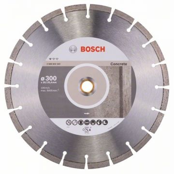 Bosch Standard for Concrete - Disc diamantat de taiere segmentat 300x25.4/20x2.8 mm taiere umeda si uscata