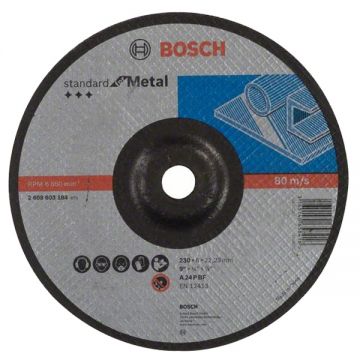 Bosch Standard for Metal - Disc polizare metal 230x22.2x6 mm