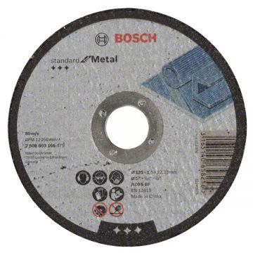 Bosch Standard for Metal - Disc taiere metal 125x22.2x2.5 mm 1 buc