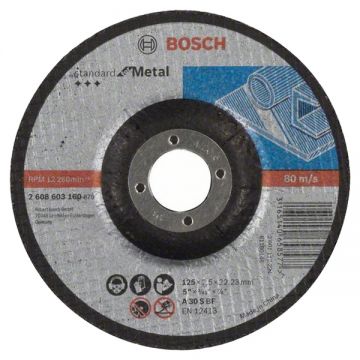 Bosch Standard for Metal - Disc taiere metal 125x22.2x2.5 mm 1 buc