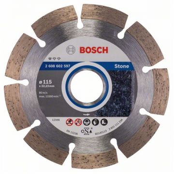 Bosch  Standard for Stone - Disc diamantat de taiere segmentat 115x22.2x1.6 mm taiere uscata