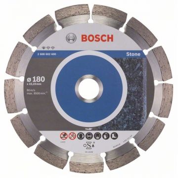 Bosch Standard for Stone - Disc diamantat de taiere segmentat 180x22.2x2 mm taiere uscata