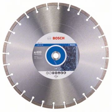 Bosch Standard for Stone - Disc diamantat de taiere segmentat 400x25.4/20x3.2 mm taiere umeda si uscata