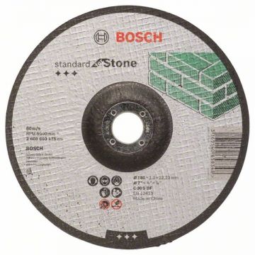 Bosch Standard for Stone - Disc taiere piatra 180x22.2x3 mm 1 buc