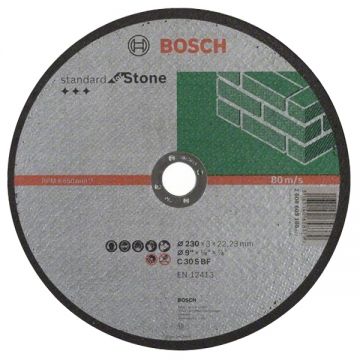 Bosch Standard for Stone - Disc taiere piatra 230x22.2x3 mm 1 buc