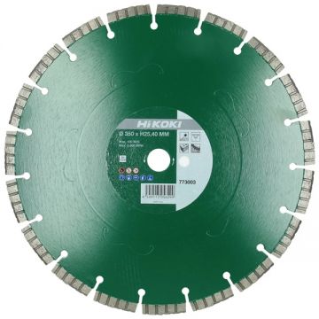 HiKOKI 773001 - Disc diamantat de taiere segmentat 300x25.4x- mm taiere uscata