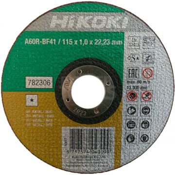 HiKOKI 782306 - Disc taiere inox 115x22.2x1 mm 1 buc