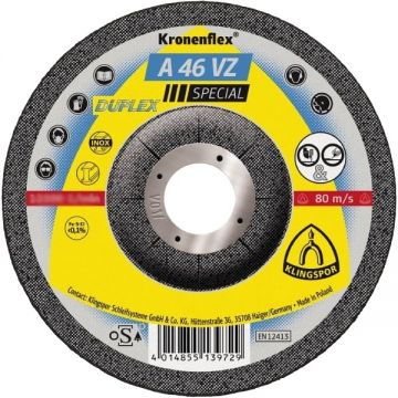 Klingspor A 46 VZ SPECIAL - Disc polizare metal 115x22.2x2 mm