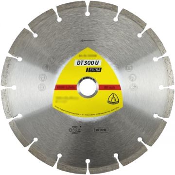 Klingspor  DT 300 U EXTRA - Disc diamantat de taiere segmentat 115x22.2x1.6 mm taiere uscata