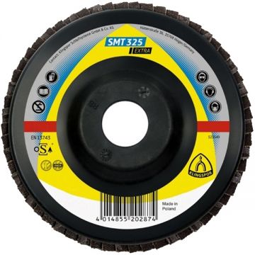 Klingspor SMT 325 EXTRA - Disc lamelar profil drept 125x22.2 mm granulatie 60