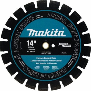 Makita A-01270 - Disc diamantat de taiere segmentat 230x22.2x2.2 mm taiere umeda