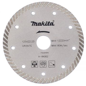 Makita A-84062 - Disc diamantat de taiere continuu 125x22.2x2 mm taiere umeda si uscata