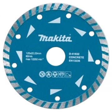 Makita D-41632 - Disc diamantat de taiere continuu 125x22.2x2.5 mm taiere umeda si uscata