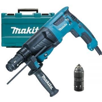 Makita HR2630T - Rotopercutor SDS-Plus 800 W 2.4 J mandrina interschimbabila valiza plastic