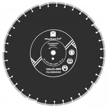 Masalta 1155201300 - Disc diamantat de taiere segmentat 300x25.4x3 mm taiere umeda si uscata