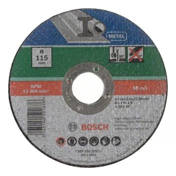 Bosch 2609256315 - Disc taiere metal 115x22.2x2.5 mm 1 buc