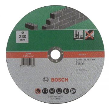 Bosch 2609256331 - Disc taiere piatra 230x22.2x3 mm 1 buc