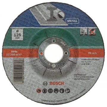 Bosch 2609256333 - Set discuri taiere 125x22.2x2.5 mm 5 bucati