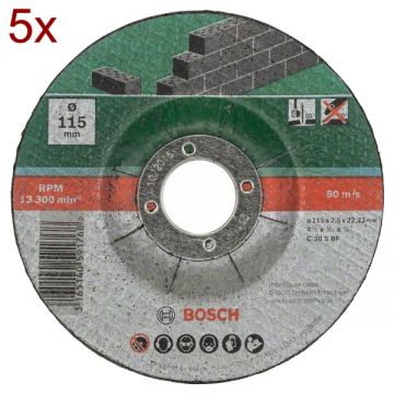 Bosch 2609256334 - 5 x Disc taiere 115x22.2x2.5 mm