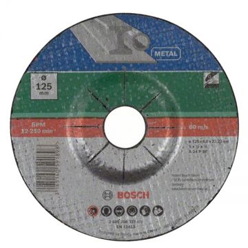 Bosch 2609256337 - Disc polizare metal 125x22.2x6 mm