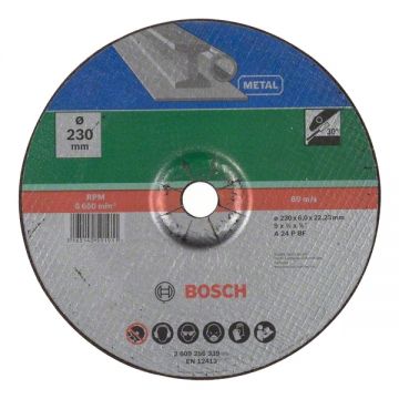 Bosch A 24 P BF - Disc polizare metal 230x22.2x6 mm