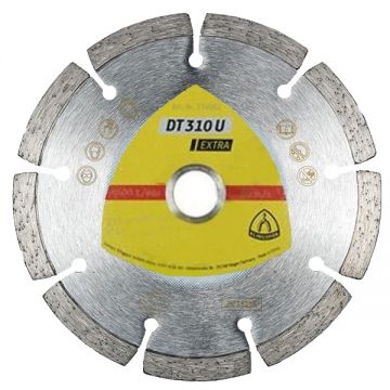 Klingspor DT310U - Disc diamantat de taiere segmentat 100x22.2x1.3 mm taiere uscata