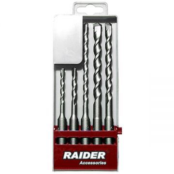 Raider  157113 - Set burghie de zidarie 5-10  mm tija cilindrica 5 bucati