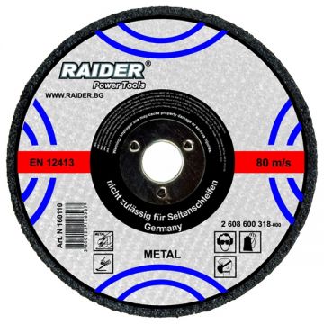 Raider 160109 - Disc polizare metal 115x22.2x6 mm