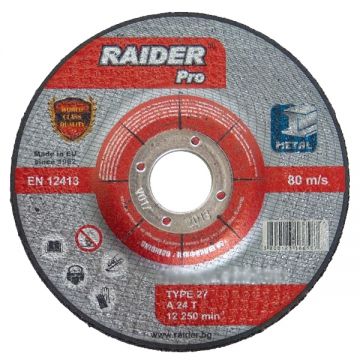 Raider  160144 - Disc polizare metal 115x22.2x6  mm