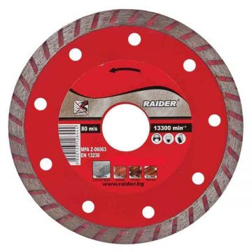 Raider RD-DD05 - Disc diamantat de taiere continuu 115x22.2x- mm taiere umeda si uscata